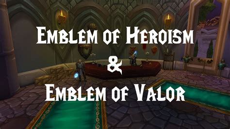 emblem of heroism|Wrath of the Lich King Classic Emblems of Valor and .